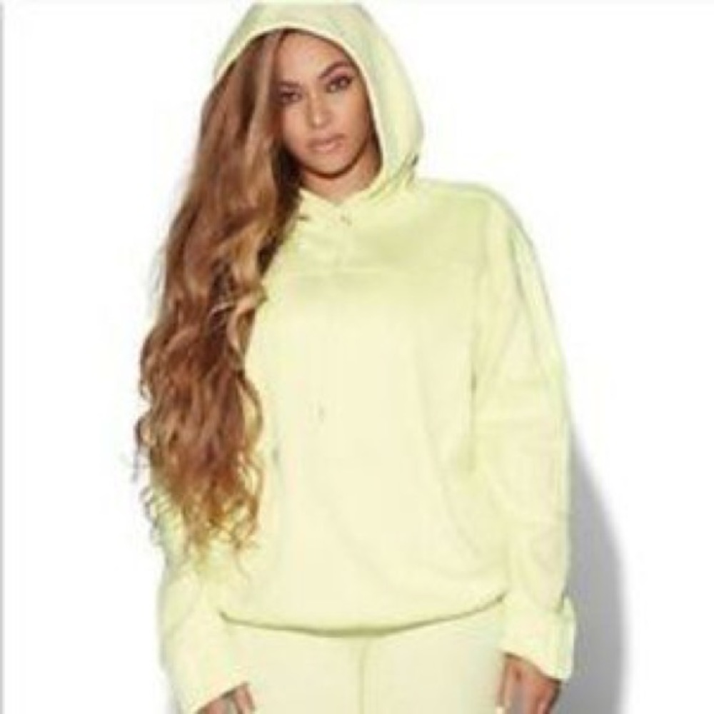 Ivy Park x Adidas Hoodie NWT 2XS Canary Yellow